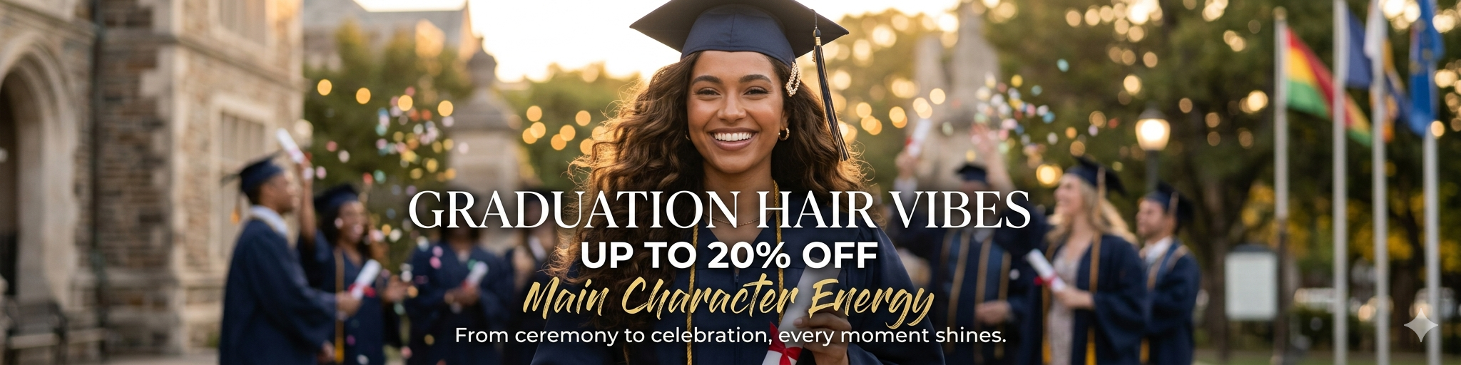 Graduation Season Wig Sale