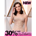 Lwigs New Arrivals Allison Williams Same Wavy Style Neat Hair Ends HD Lace Side Part Natural Black Color 360 Lace Wig STAR01