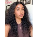 13X6 Deep Parting Curly Hair Lace Front Human Hair Wigs With Baby Hair Pre Plucked Bleached Knots Lwigs188