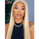 Affordable #613 Wig Human Hair Silky Straight Blonde Pre Plucked HD Lace Wig 13x4 Lace Front Wigs For Black Women Lwigs72