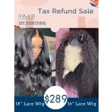 Combo Sale Long Body Wave 4*4 Lace Wig With Kinky Curly Lace Front 13*4 Wig Bleached Knots With Baby Hair Tax Refund Sale TAX22