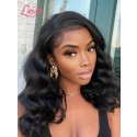 Brazilian Body Wave Natural Color Wig For Sale Human Hair Closure Wig 5X5 Transparent HD Lace Wigs Pre Plucked And Bleached Lwigs419