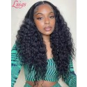 Hair Trends Virgin Hair Glueless Deep Curly Full Lace Wigs Dream HD Swiss Lace Human Hair Wigs Single Knots With Baby Hair Lwigs16