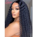 9A Grade Undetectable HD Lace Brazilian Virgin Hair Kinky Curly Human Hair Lace Front Wigs With Pre-Plucked Hairline Lwigs05