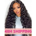 Lwigs 2025 Valentine's Day Sale 48H Shipping Pre-Plucked Natural Color 20 Inches 180% Density Deep Wave 360 HD Lace Wig NY06
