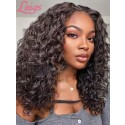 Deep Wave Pre Plucked Hairline Human Hair Wigs For Black Woman Brazilian Virgin Hair 13x6 Lace Front Wigs Lwigs137