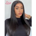 Brazilian Real Human Hair Wig Silky Straight Pre Plucked With Baby Hair Glueless HD Full Lace Wigs Lwigs88