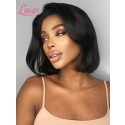 HD Lace Pre Plucked Hairline Brazilian Virgin Human Hair Short Bob Straight Human Hair 360 Lace Wigs Lwigs47