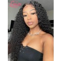 13x6 Lace Front Kinky Curly Brazilian Human Hair Undetectable HD Lace Wig Pre Plucked Hairline Single Knots Lwigs332