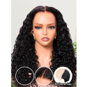 Lwigs Most-Fit Cap Super-thin Breathable HD Lace Water Wave Deep Parting 11x6 Skinlike HD Lace Frontal Wigs UD07