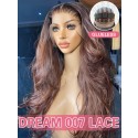 Lwigs New Arrivals Bleached Knots Upgrade 8x6 Dream Lace Ombre Brown Color Body Wave Human Hair Ready & Go Wig PR16