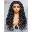 NEW Realistic Curly 4C Edges Free Parting 13x4 Water Wave Undetectable Lace Front Wig With Mother-Growth Curly Hairline Lwigs44