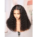 US Warehouse 48H Shipping Brazilian Virgin Human Hair Deep Wave 180% Density 360 HD Lace Wig Pre-Plucked Natural Hairline US06