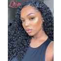 Virgin Brazilian Human Hair Wigs Undetectable HD Lace Deep Wave 360 Lace Wigs With Pre-Plucked Hairline Lwigs83