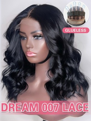 Lwigs New Arrivals Approved Wear Go Dream 007 Lace 7x6 Closure Body Wave Quick & Easy Install Glueless Air Wig PR03