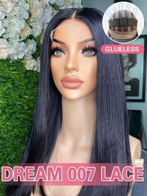 Lwigs New Arrivals Bleached Knots Approved Wear And Go 8x6 Dream 007 Lace Glueless Air Wig Quick & Easy Install PR10