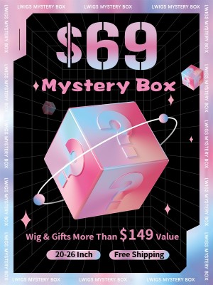 Lwigs Anniversary Pre-Sale Mystery Wig Box $69 Win Valued $149 Lace Wig Lucky Box Flash Deals | MB01