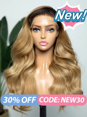 2025 Trends Body Wave Brazilian Hair Ash Blonde 360 Wig Wavy Human Hair Black Girl HD Lace Bleached Knots Wigs NEW01