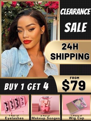 24H Fast Shipping Clearance Sale Bleached Knots Side Part Lace Front Wig 10 Inch Bob Haircut C-Part Lace Wigs For Sale KC10