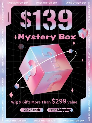 Lwigs Anniversary Pre-Sale Mystery Wig Box $139 Win Valued $299 Lace Wig Lucky Box Flash Deals | MB02