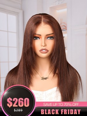 Lwigs Most-Fit Cap Lagos Hairline Pre-Plucked Realistic Knots Silky Straight Layer Style 11x6 Skinlike HD Lace Frontal Wigs UD19