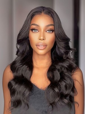 US Warehouse 48H Shipping Body Wave 180% Density Beginner Friendly Pre Bleached Knots Skin Melt HD Full Lace Wigs US10