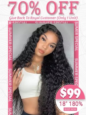 Lwigs Summer Special Beginner Friendly Curly 18 Inches 180% Density Natural Black Color Bleached Knots 360 Lace Wig TS08