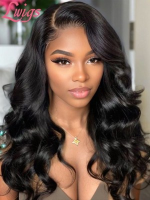 Brazilian Human Hair Body Wave Undetectable Dream Swiss Lace Wig Pre-plucked Hairline 360 Lace Wigs Lwigs168