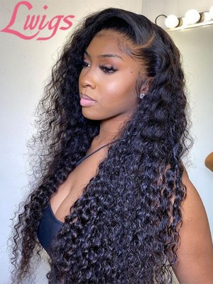 Brazilian Virgin Human Hair Curly 360 Lace Wigs Unprocessed Dream Swiss Lace 360 Lace Front Wigs HD Lace Lwigs149