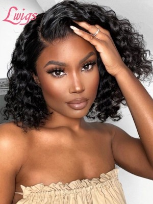 Film HD Dream Lace 100% Virgin Human Hair Deep Curly 13x6 Lace Front Wigs With Single Knots Natural Hairline Lwigs365