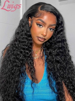 Free Shipping Undetectable Dream Swiss Lace Curly Hairstyles Virgin Human Hair Pre-Plucked 360 Wig Brazilian Hair Wigs For Women Lwigs173