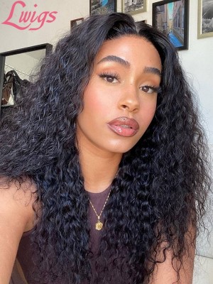 Glueless Curly Wig With Middle Part Full Lace Wig Human Hair Wigs Dream Swiss Lace Vingin Brazilian Hair Lace Wig For Beginners Lwigs45