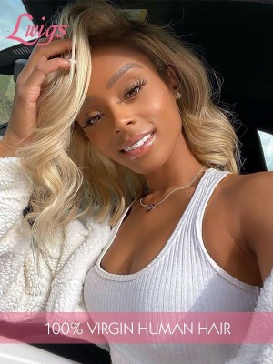 Glueless Wig For Beginners Gorgeous Blonde Virgin Human Hair 13x6 Lace Frontal Wig Short Wavy Hair Style Front Wigs Dream HD Lace Front Natural Hairline Lwigs344