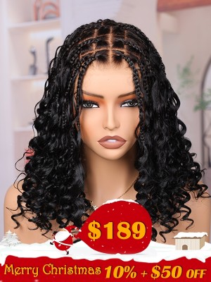 Lwigs 2025 Black Friday Special Most-Fit Cap New Salon Stylist Styles Full HD Lace Braided Wigs 180% Density Super Natural Hairline Free Parting Space Wigs UD13