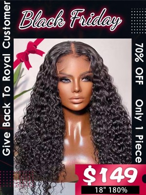 Lwigs Black Friday Special Offer Natural Black 18 Inches 180% Density Curly Full Lace Wigs With Combs And Adjustable Strap BS14