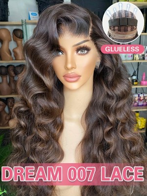 Lwigs New Arrivals Beginner Friendly 10s Install Human Hair 7x6 Glueless Wigs Pre Bleached Tiny Knots Wear And Go Wig PR11