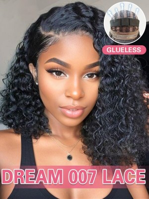 Lwigs New Arrivals Glueless Wig Human Hair Deep Wave Bob Haircut Pre Plucked 007 Dream Lace 8x6 Ready To Go Lace Closure Wigs PR18