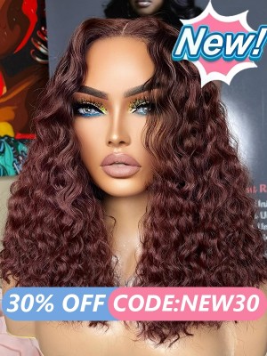 Lwigs New Arrivals HD Lace Pre-plucked Hairline Deep Curly Hairstyles 13x6 Lace Front Wig With Bleached Single Knots NEW63