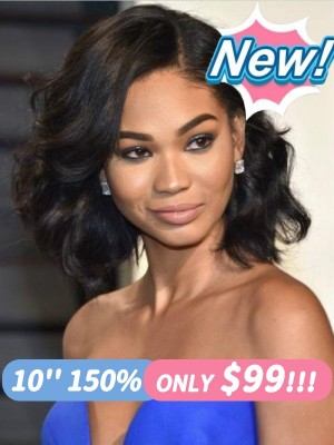 New Arrival Hot Summer Bob Hairstyle Human Hair $99 For A Wig Bleached Knots Body Wave Side Part 10 Inch C-Part Lace Wigs Lwigs249