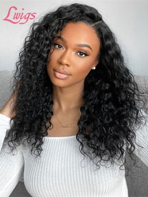 Pre-Plucked Deep Curly Hairstyles 360 Lace Wig Afterpay Brazilian Curly Human Hair Wig With Baby Hair Best HD Lace Wigs Lwigs28