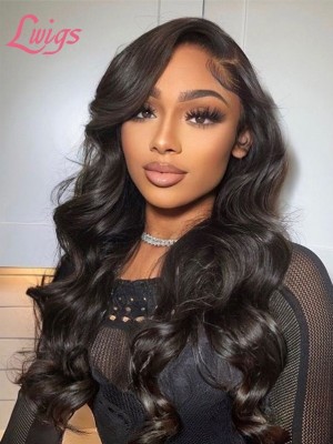 Brazilian Human Hair Body Wave Undetectable HD Dream Swiss Lace Wig Pre-plucked Hairline 360 Lace Wigs Lwigs168
