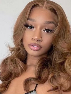 Special Price For Lwigs Regular Customer Brown Color Body Wave 13x6 HD Lace Front Wig 20 Inches 150% Density Pre Plucked Natural Hairline VIP06