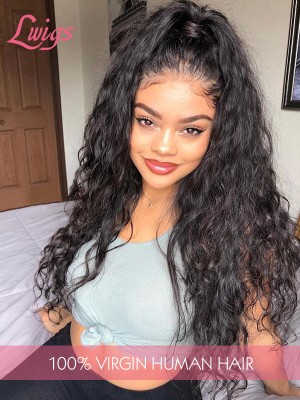 13x6 Lace Wig Top Quality Virgin Brazilian Human Hair Curly Hair Lace Front Wigs With Baby Hair Lwigs63