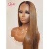 Straight T1b/30 Ombre Color 180% Density HD Lace 360 Lace Frontal Wig With Pre-plucked Hairline Lwigs278