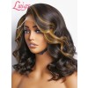 Lwigs New Arrivals Pre Plucked & Pre Bleached Knots 8x6 Dream 007 Lace Wig Quick & Easy Body Wave HIghlight Air Wig PR07