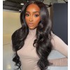 Mother's Day Sale HD Lace Wigs Highlight Color Siky Straight With Body Wave Wigs Virgin Human Hair MD09