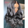 Combo Sale Long Body Wave 4*4 Lace Wig With Kinky Curly Lace Front 13*4 Wig Bleached Knots With Babe Hair Tax Refund Sale TAX22