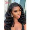 Brazilian Body Wave Natural Color Wig For Sale Human Hair Closure Wig 5X5 Transparent HD Lace Wigs Pre Plucked And Bleached Lwigs419