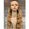 Hair Trends Blonde Hair Color Bleached Knots Body Wave Wig HD Lace Frontal Wig With Pre-plucked Clean Hairline Lwigs313