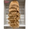 Hair Trends Blonde Hair Color Bleached Knots Body Wave Wig HD Lace Frontal Wig With Pre-plucked Clean Hairline Lwigs313